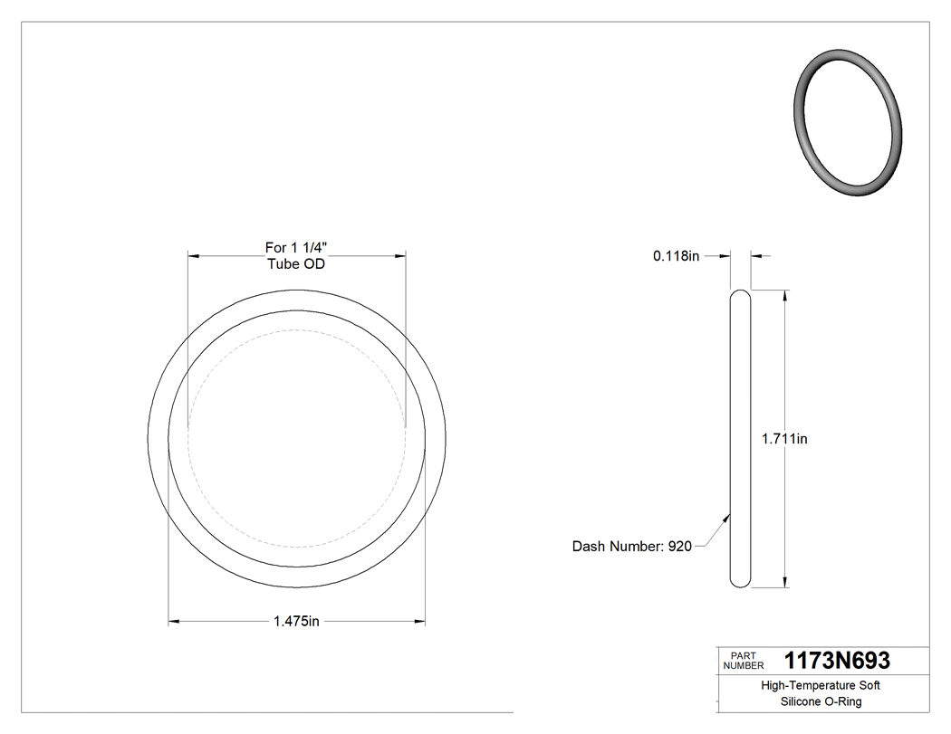 Technical drawing - 1173N693